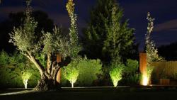 Iluminación con pinchos de jardín Led